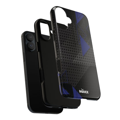 Funda resistente para iPhone (brillante) con diseño de triángulos