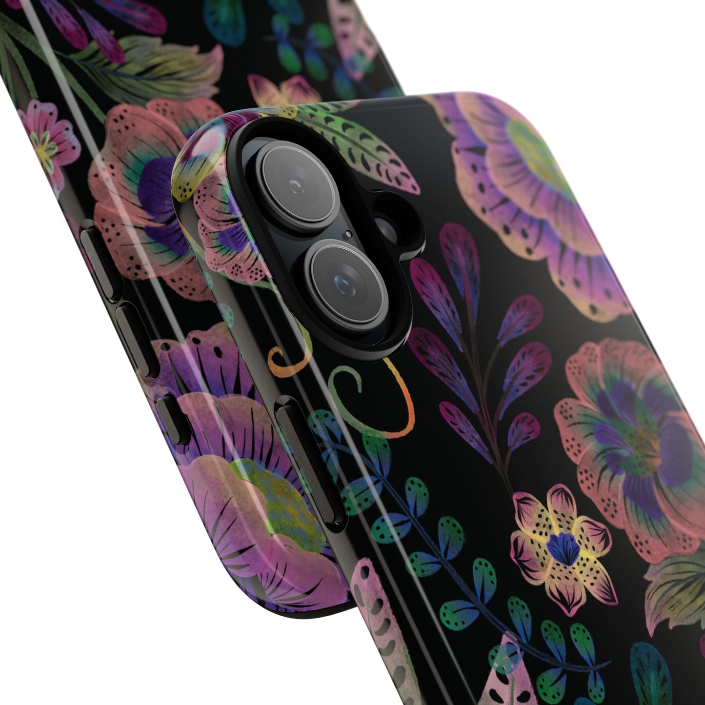 ピンク ルミナ - iPhone タフケース (光沢)