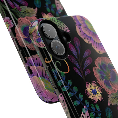 ピンク ルミナ - iPhone タフケース (光沢)