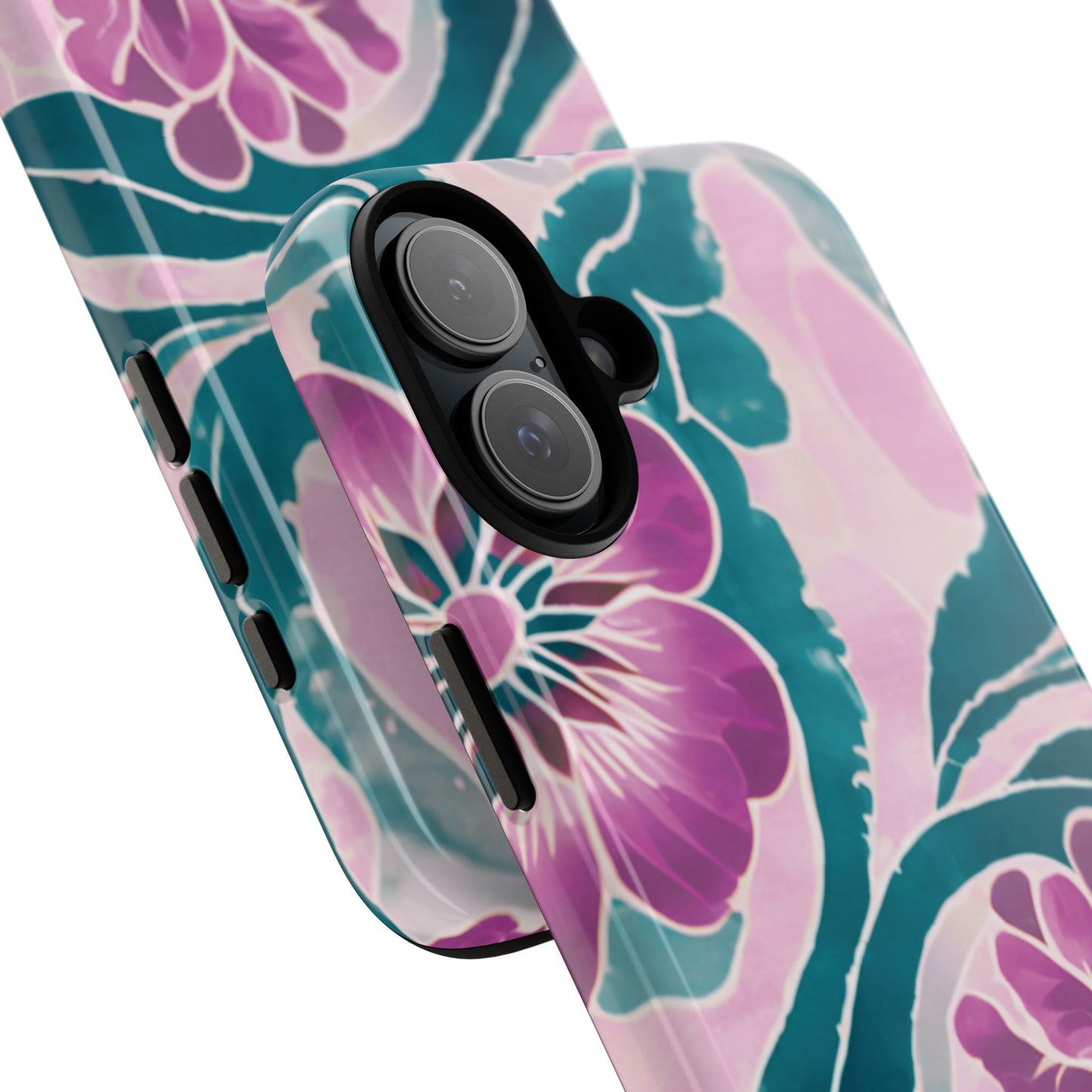 パープルビューティー - iPhone タフケース (光沢)