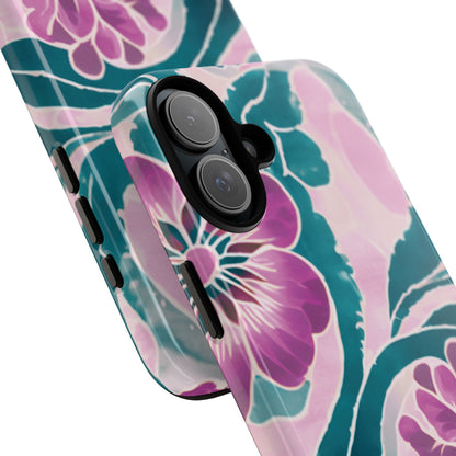 パープルビューティー - iPhone タフケース (光沢)