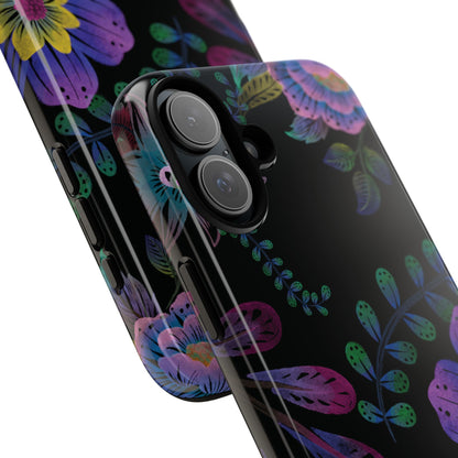 Funda resistente para iPhone (brillante) Purple Lumina
