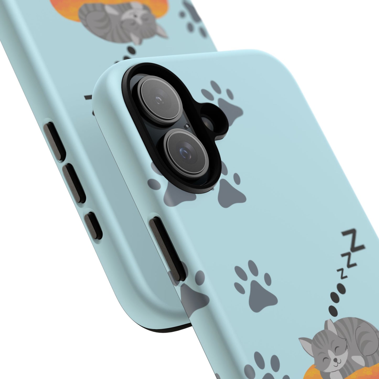 Snoozy Kitty - Funda resistente para iPhone (mate)