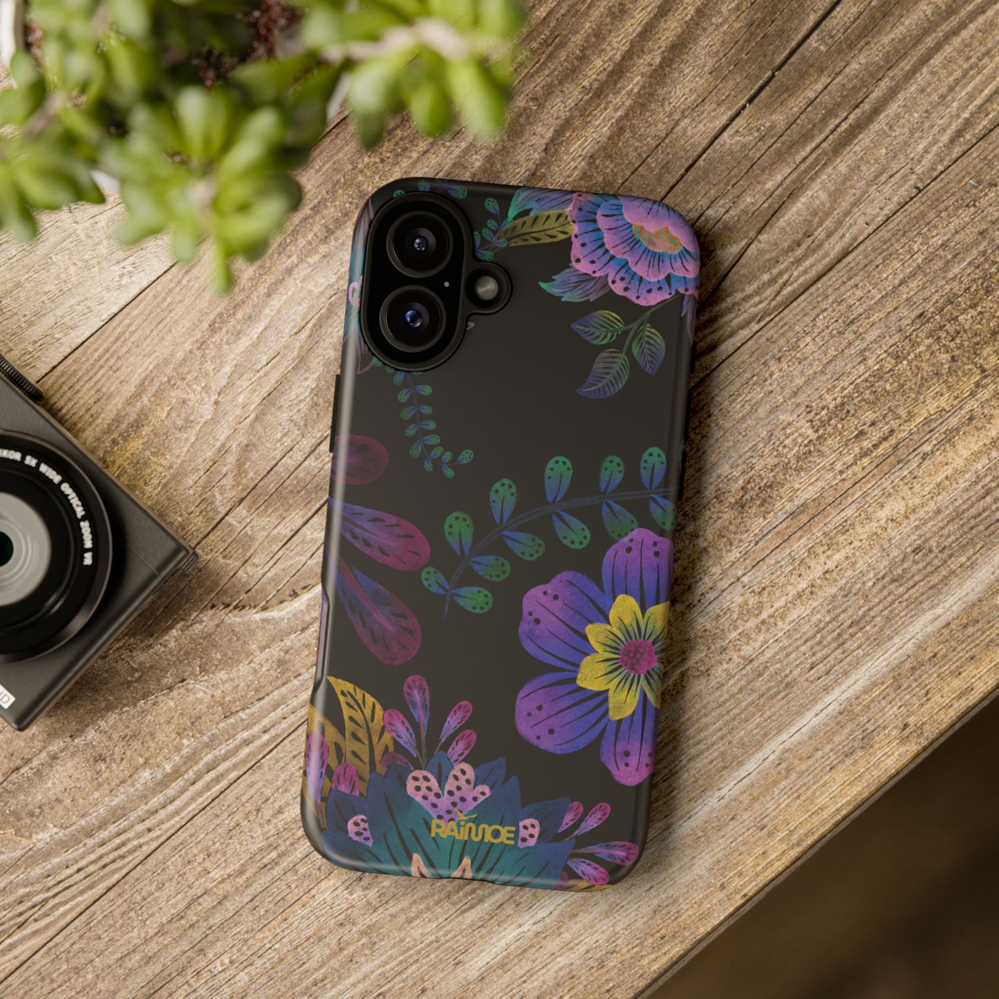 Funda resistente para iPhone (mate) Purple Lumina