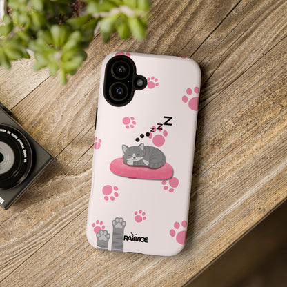 Kitty Cutie - Funda resistente para iPhone (brillante)