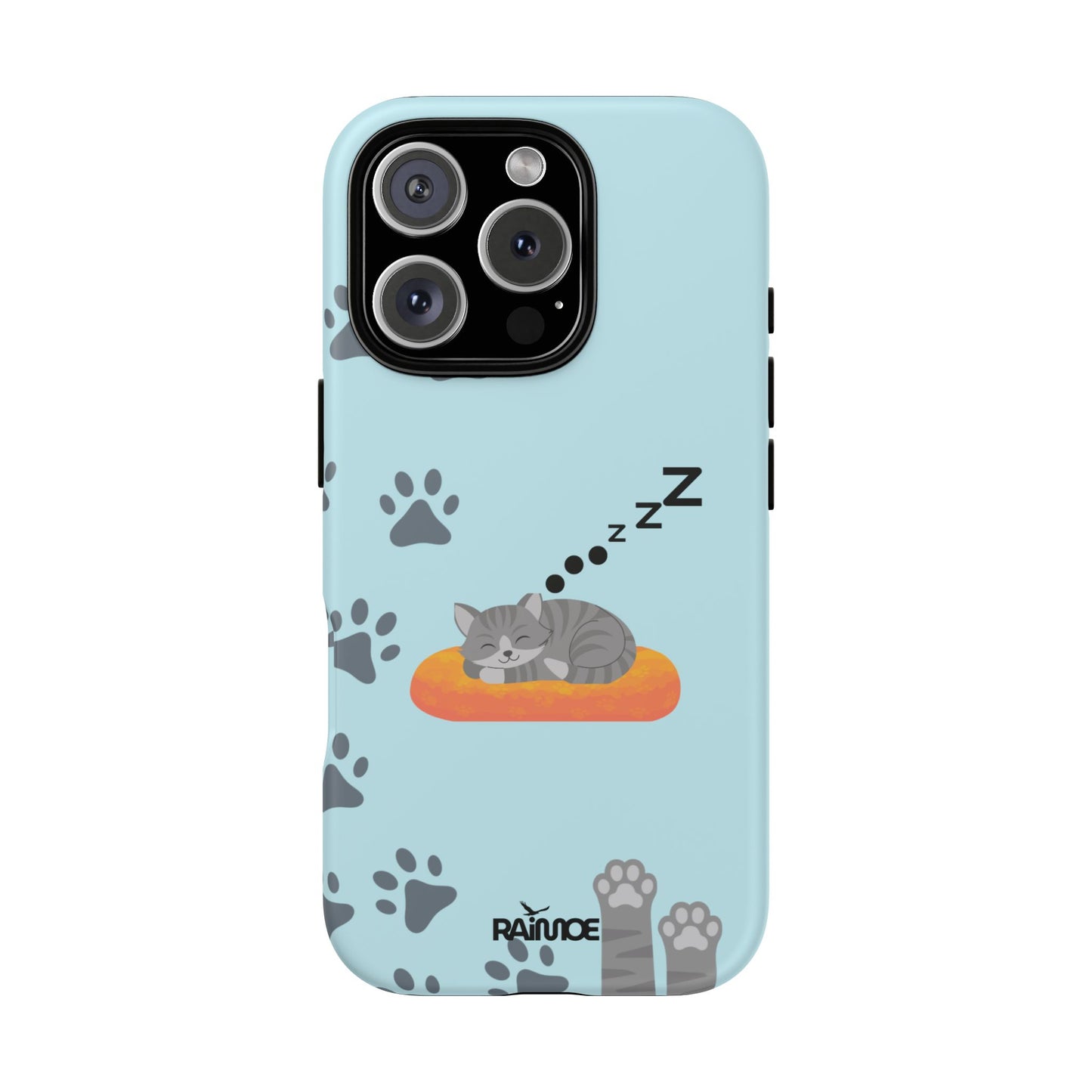 Snoozy Kitty - Funda resistente para iPhone (mate)