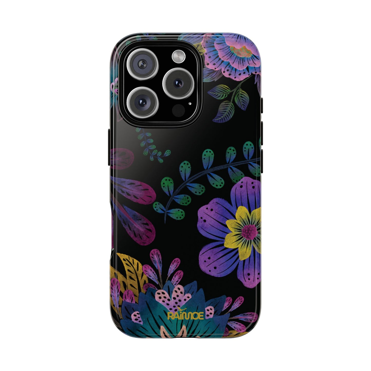 Funda resistente para iPhone (brillante) Purple Lumina