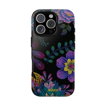 Funda resistente para iPhone (brillante) Purple Lumina