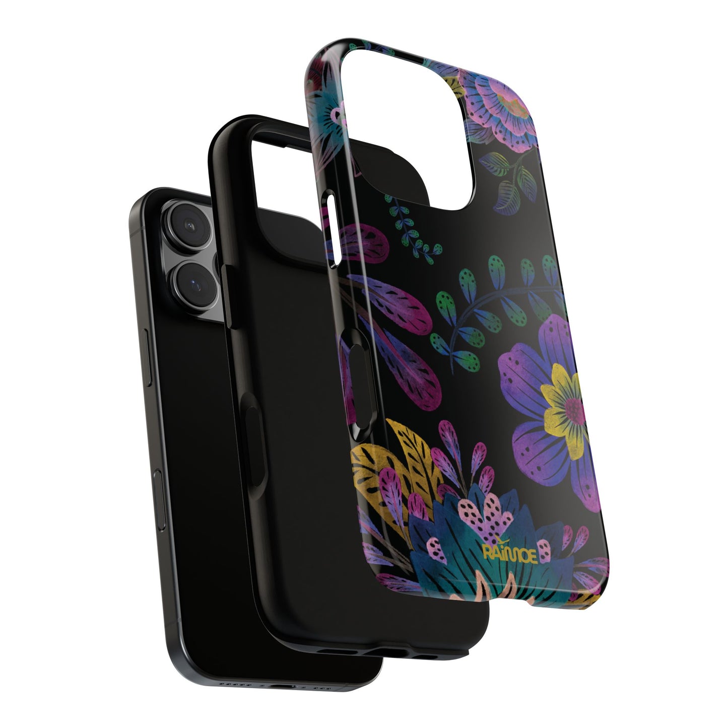 Funda resistente para iPhone (brillante) Purple Lumina