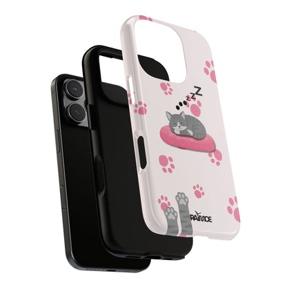 Kitty Cutie - Funda resistente para iPhone (brillante)