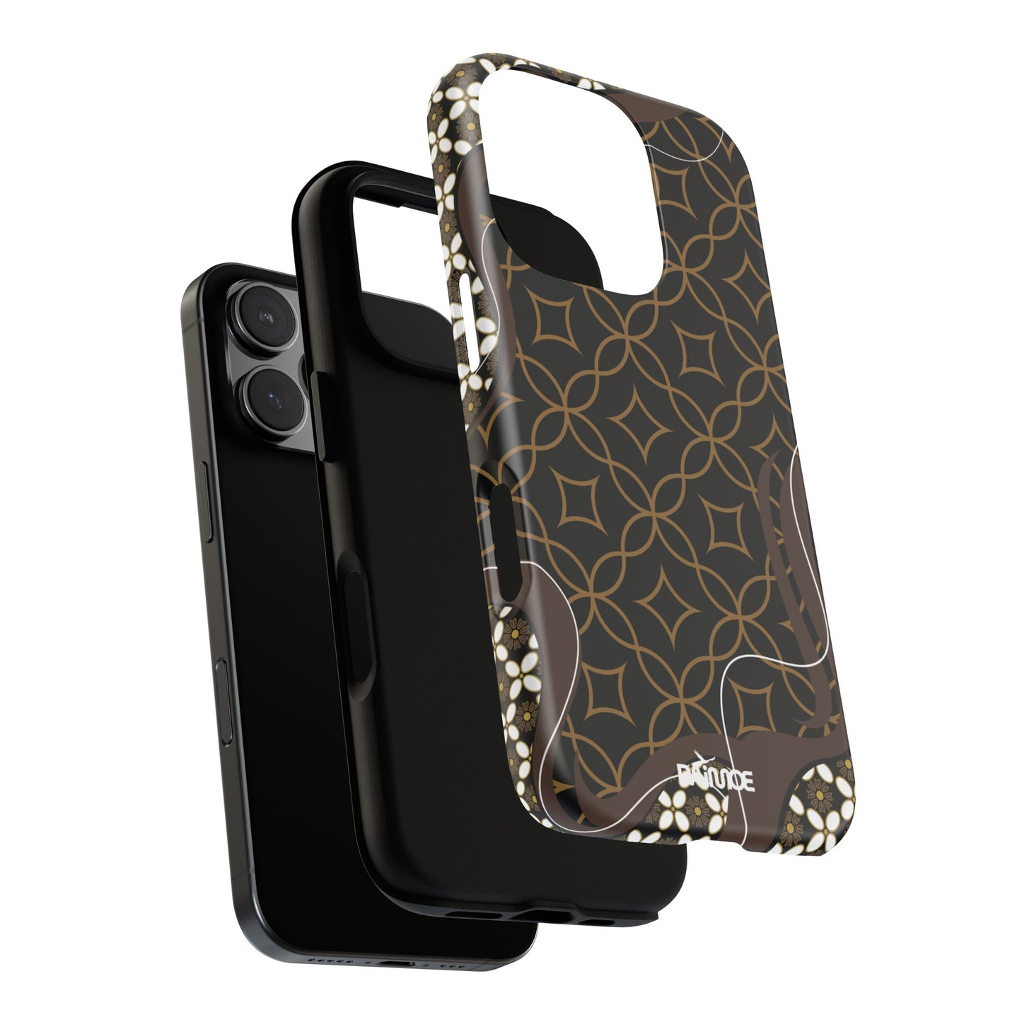 Impresión básica - Funda resistente para iPhone (mate)
