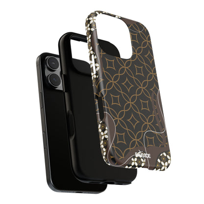Impresión básica - Funda resistente para iPhone (mate)
