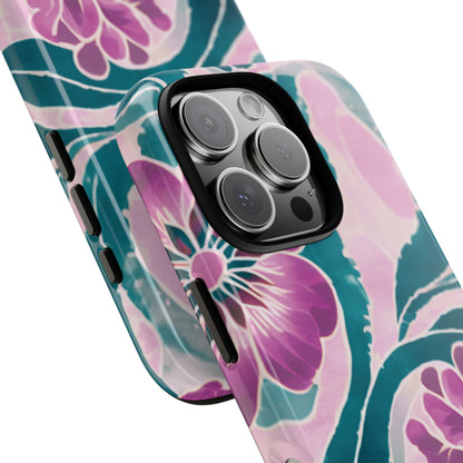 パープルビューティー - iPhone タフケース (光沢)