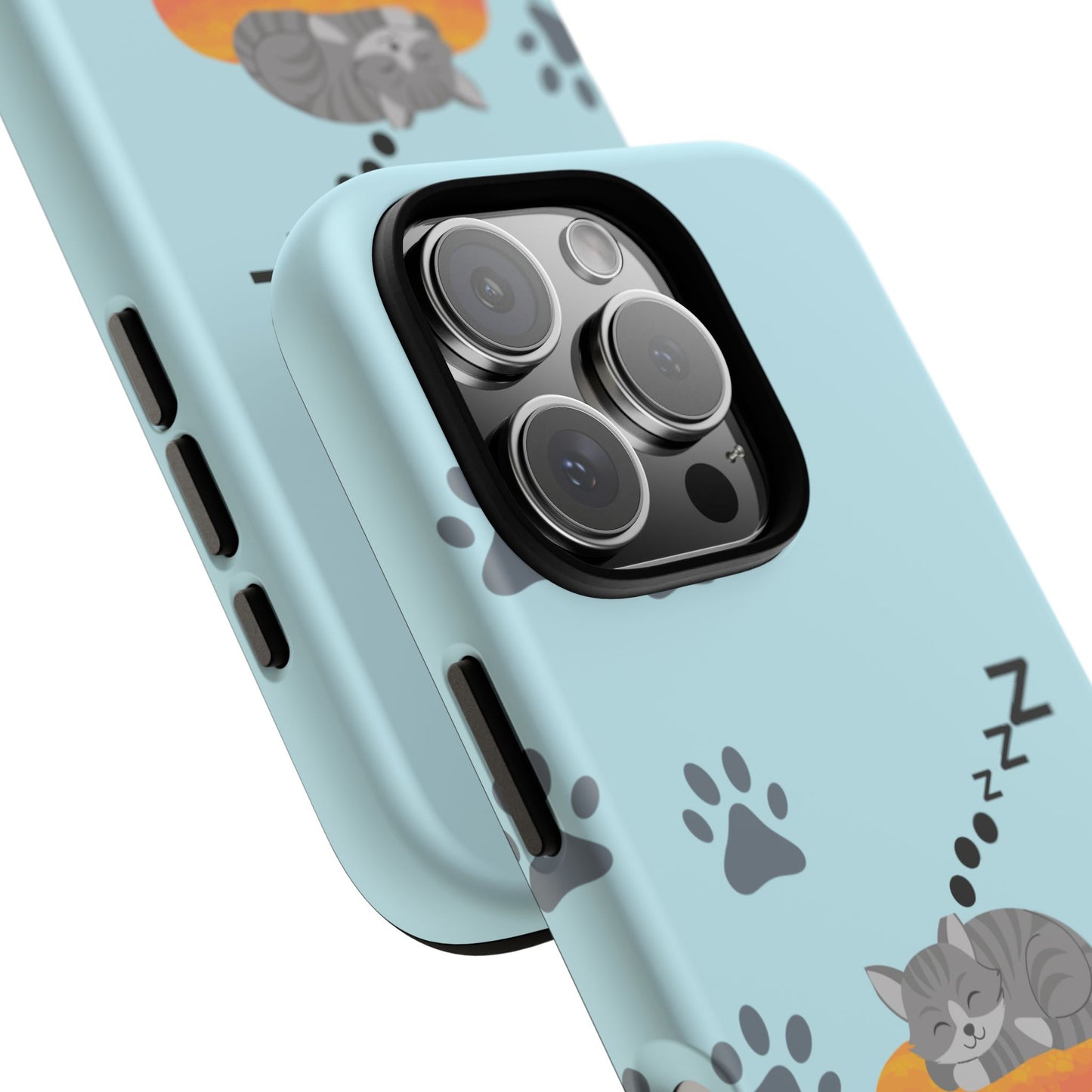 Snoozy Kitty - Funda resistente para iPhone (mate)