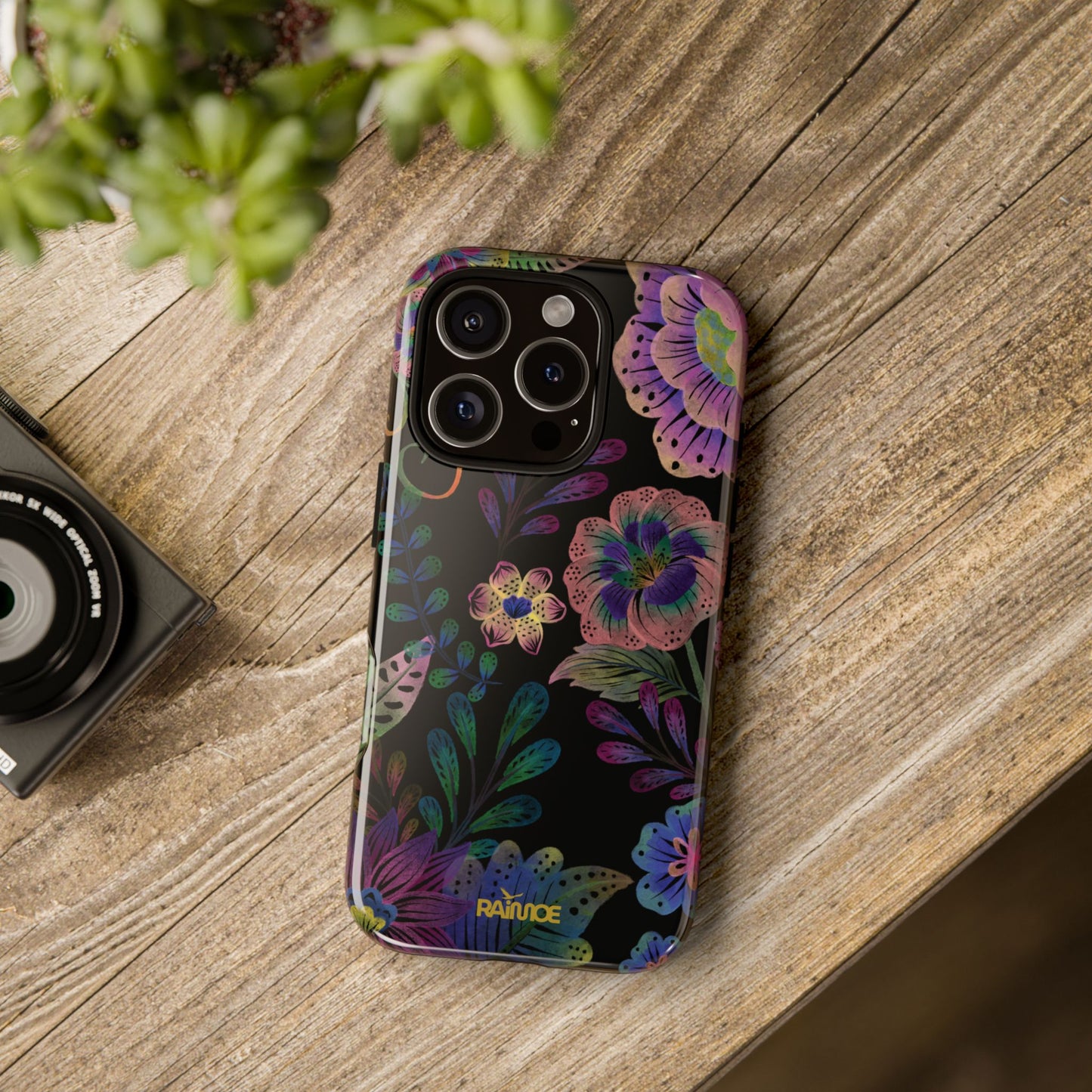 ピンク ルミナ - iPhone タフケース (光沢)