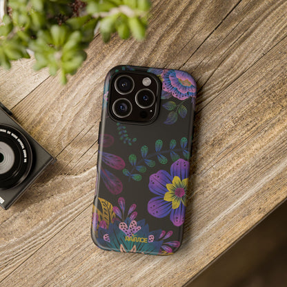 Funda resistente para iPhone (mate) Purple Lumina