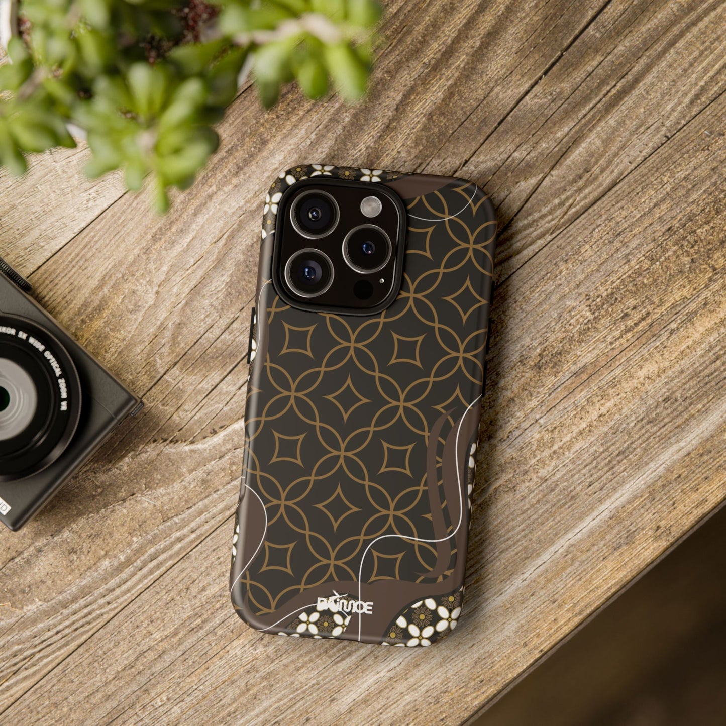 Impresión básica - Funda resistente para iPhone (mate)