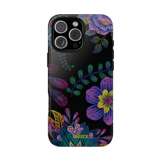 Funda resistente para iPhone (brillante) Purple Lumina