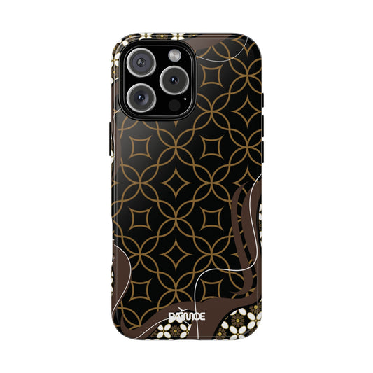 Impresión básica - Funda resistente para iPhone (brillante)