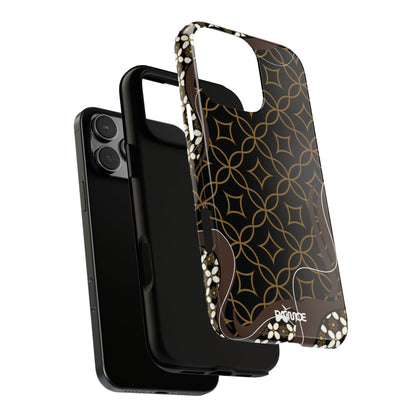 Impresión básica - Funda resistente para iPhone (brillante)