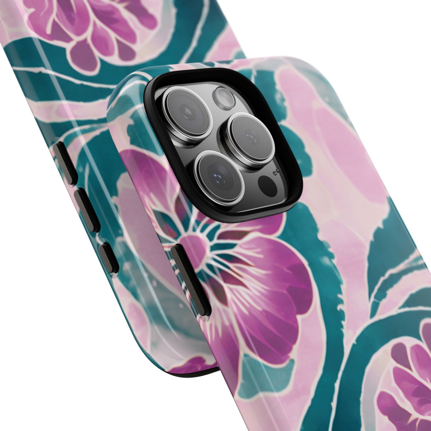 パープルビューティー - iPhone タフケース (光沢)