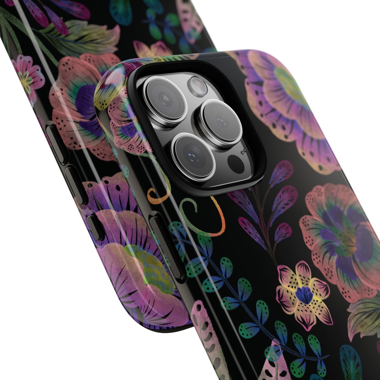 ピンク ルミナ - iPhone タフケース (光沢)