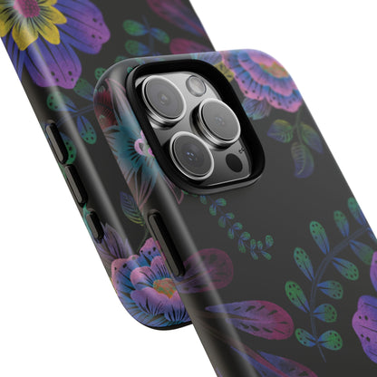 Funda resistente para iPhone (mate) Purple Lumina