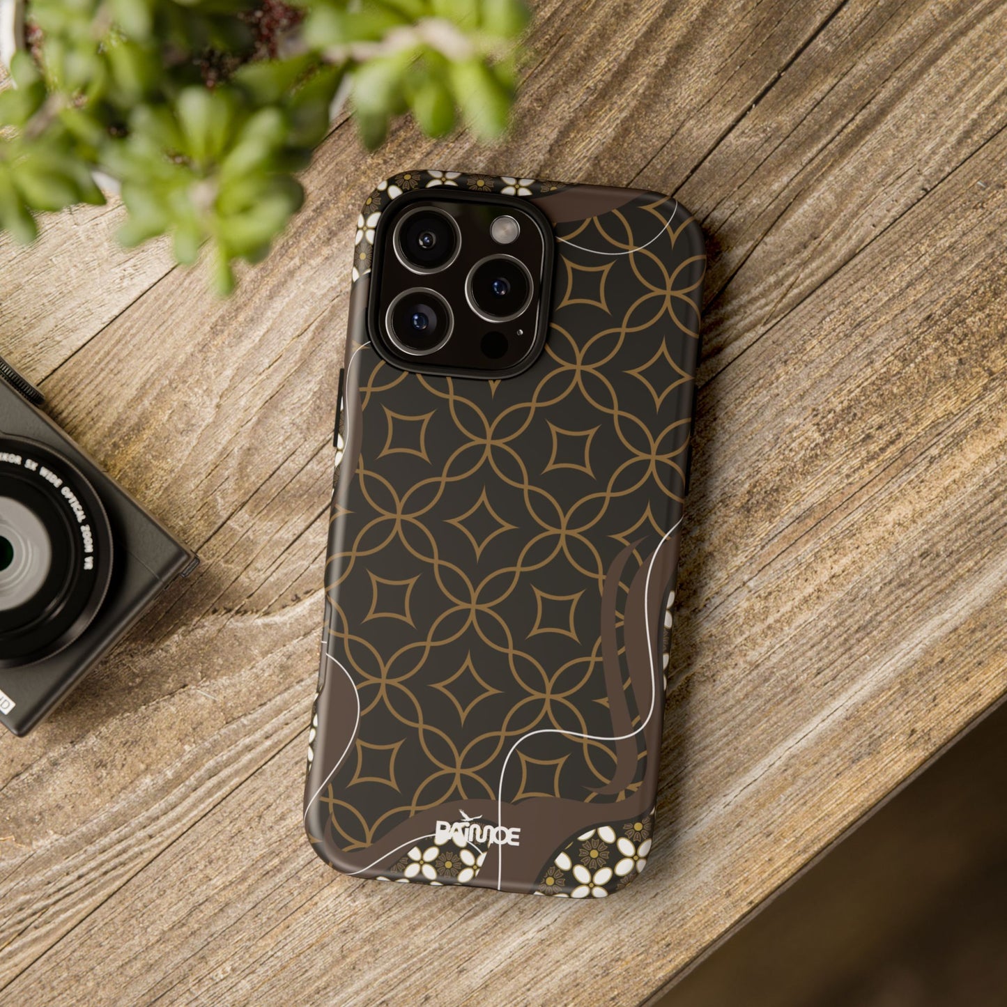 Impresión básica - Funda resistente para iPhone (mate)