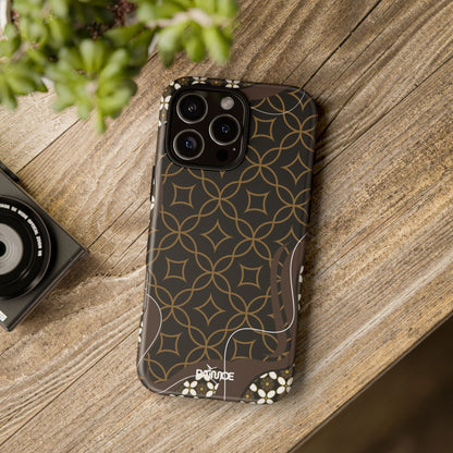 Impresión básica - Funda resistente para iPhone (mate)