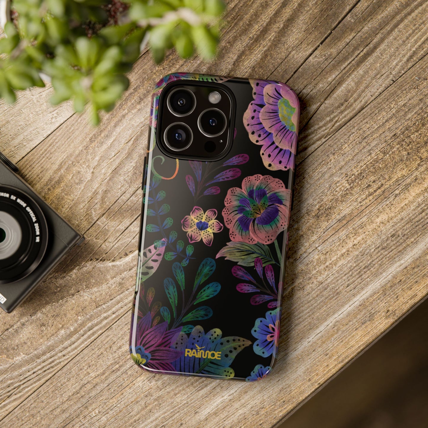 ピンク ルミナ - iPhone タフケース (光沢)