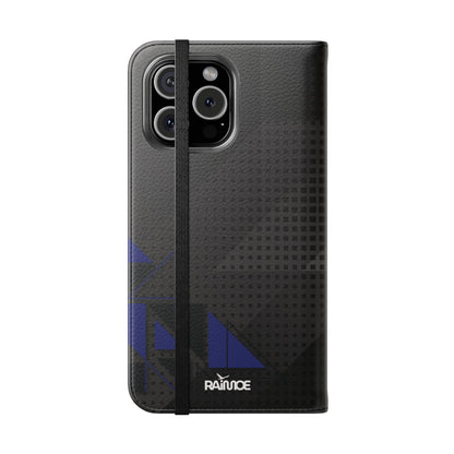 トライアングルライン - iPhone フリップケース