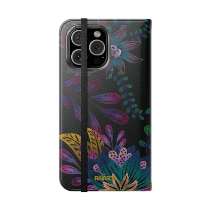 Funda con tapa para iPhone Lumina púrpura