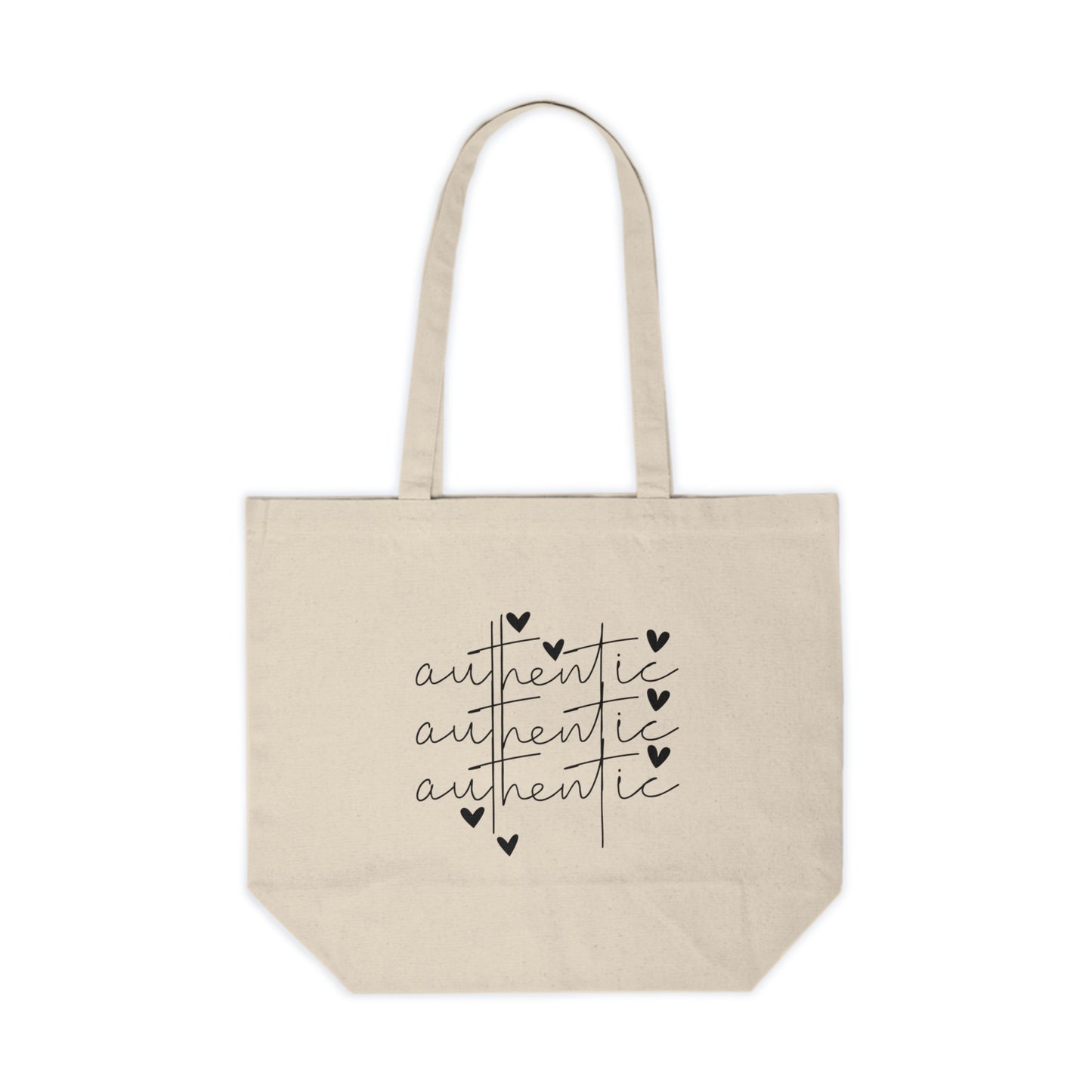 Authentic Canvas Shopping Tote