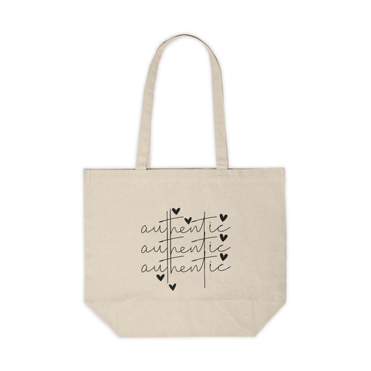 Authentic Canvas Shopping Tote