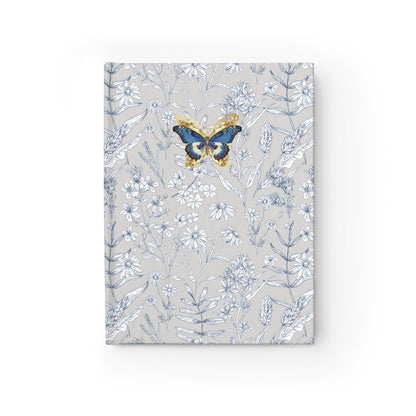Butterfly Floral Blank Journal