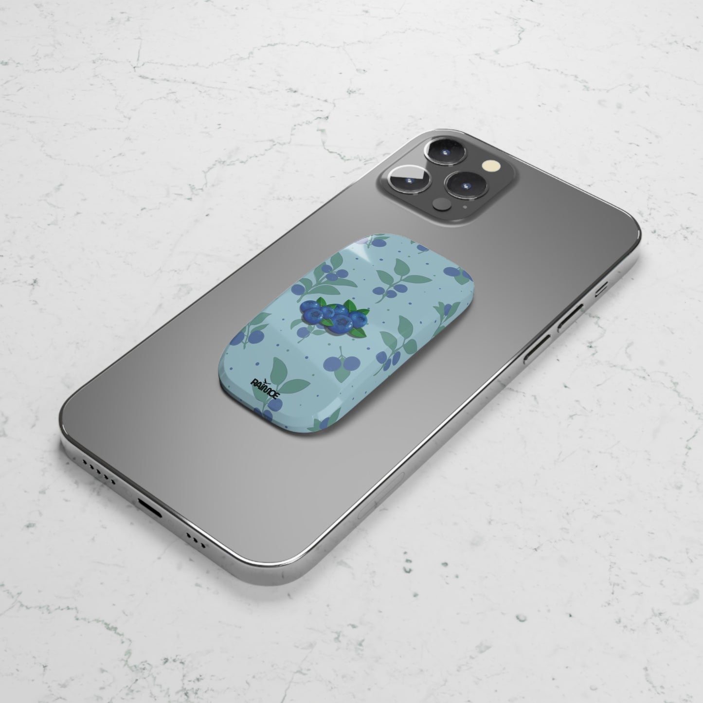 Blueberries Burst Phone Click-On Grip