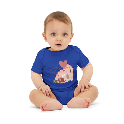 Love Elephants Short-Sleeve Bodysuit