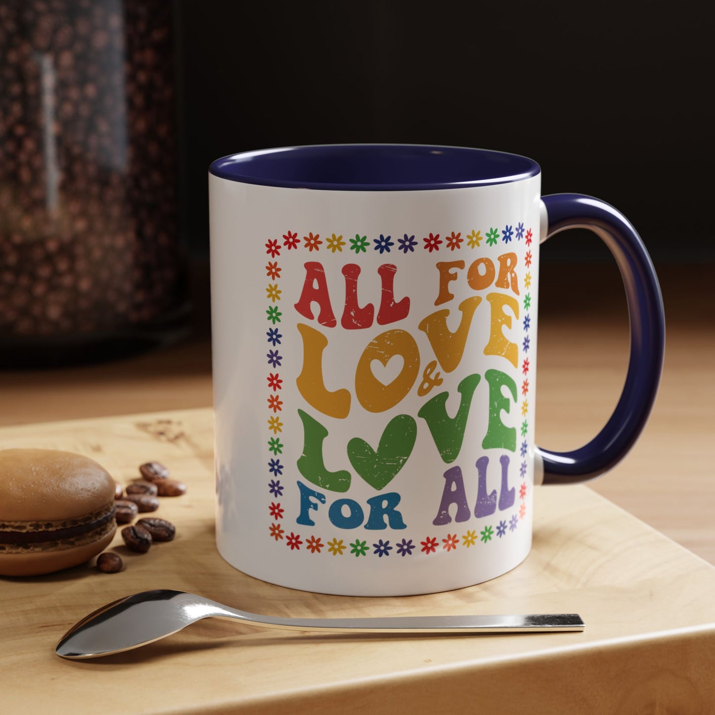 Colorful Love Quote Coffee Mug