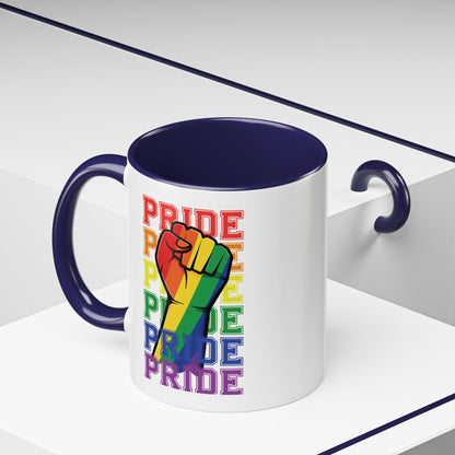Pride with Fist Coffee Mug