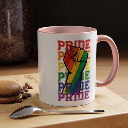 Pride with Fist Coffee Mug