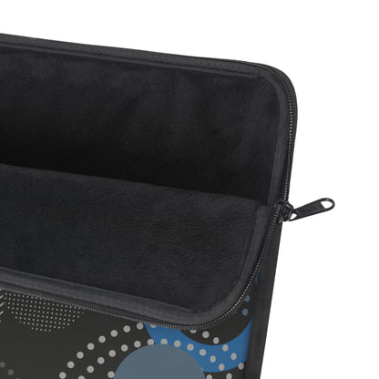 Funda para portátil con diseño geométrico negro