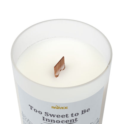 Frosted Glass Candle, 11 oz