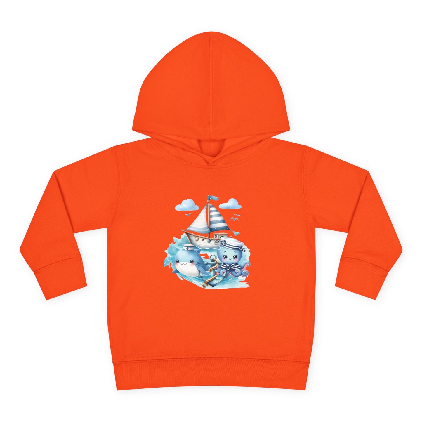 Nautical Sea Toddler Fleece Hoodie
