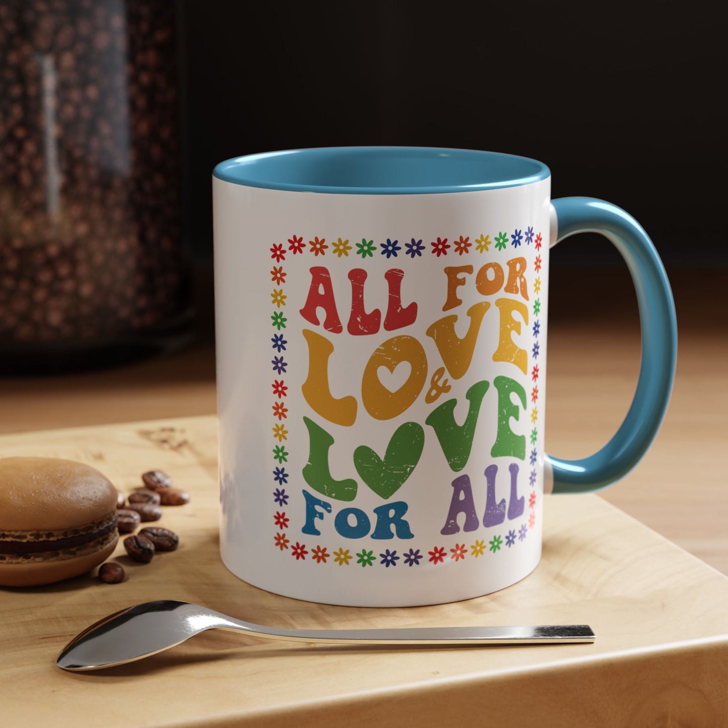 Colorful Love Quote Coffee Mug