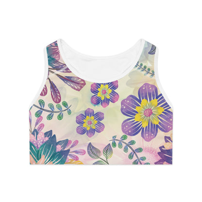 Bright Iris Sports Bra