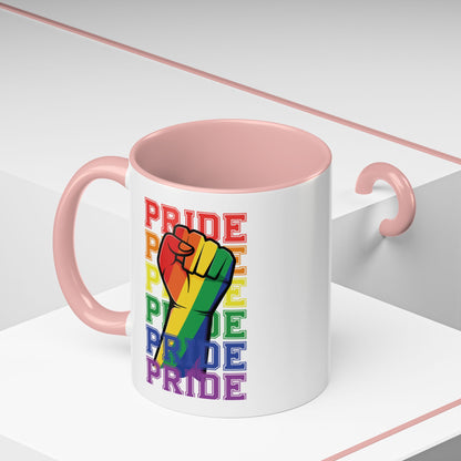Pride with Fist Coffee Mug