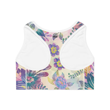 Bright Iris Sports Bra