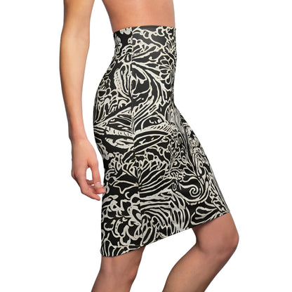 Falda tubo Leaf Stroke para mujer