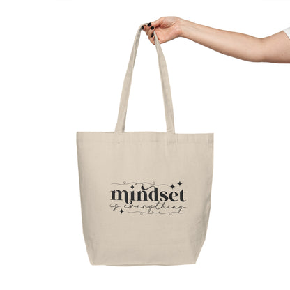 Mindset is Everything Canvas Shopping Tote