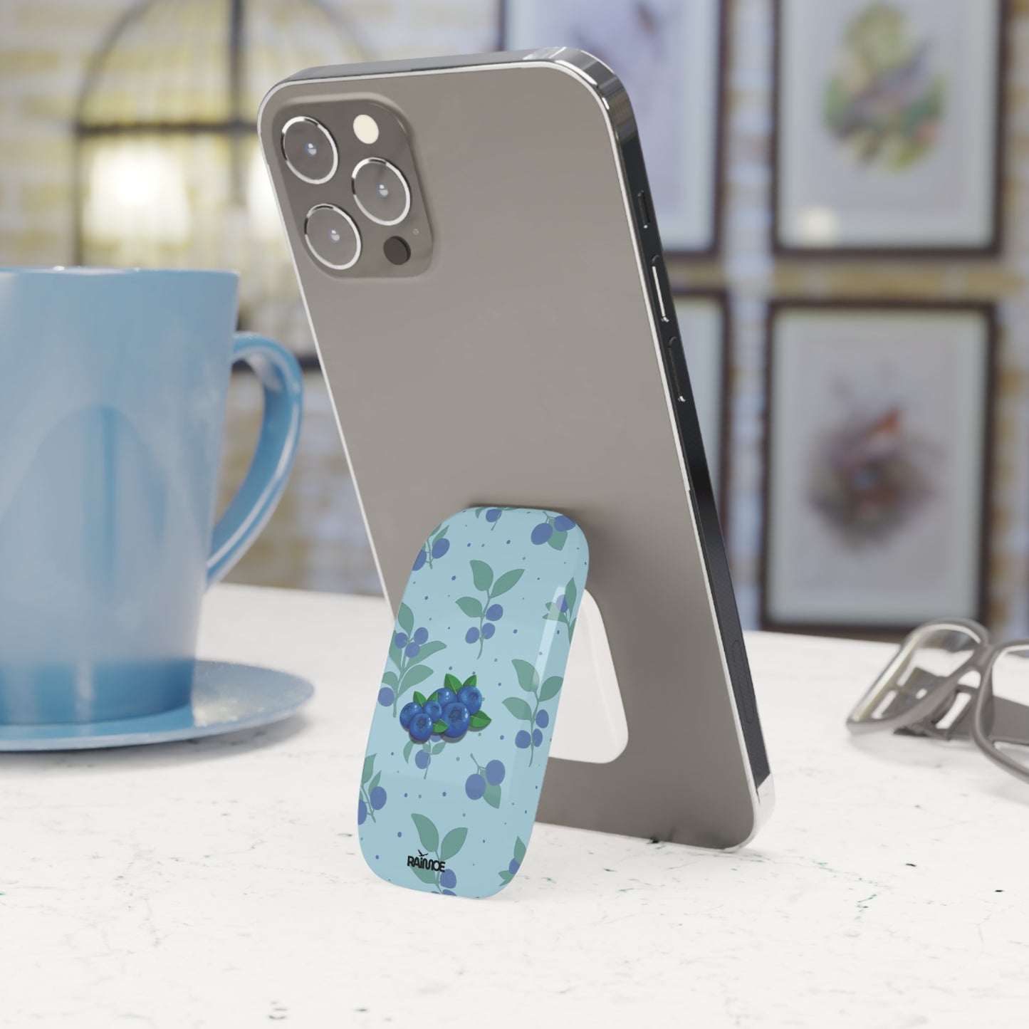 Blueberries Burst Phone Click-On Grip